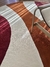 Tapete Wave | REDONDO | Nylon | Cobre, Vinho, Off-White e Terracota Econyl - comprar online