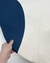 Imagem do Tapete Bee | Bordas Orgânicas | Veludo Granito, Off-White, Azul Petróleo e Azul Marinho
