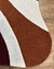 Tapete Kurve® | Nylon | Bordas Orgânicas | Rosé, Vinho, Off-White e Terracota Econyl - loja online