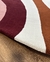 Tapete Kurve® | Nylon | Bordas Orgânicas | Rosé, Vinho, Off-White e Terracota Econyl - comprar online