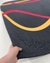 Tapete Lagum | Bordas Orgânicas | Bouclé Grafite, Amarelo e Vermelho - loja online