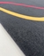 Tapete Lagum | Bordas Orgânicas | Bouclé Grafite, Amarelo e Vermelho