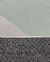 Tapete Meio Kurve® | Bordas Arredondadas | Veludo Gold Verde Claro, Granito e Off-White - Revenda Tapetes São José