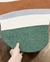 Imagem do Tapete Kurve® | Bordas Orgânicas | Bouclé Capri Verde Escuro, Natural, Cinza, Terracota e Azul Royal (efeito estonado)