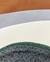 Tapete Kurve® | Bordas Orgânicas | Bouclé Capri Verde Escuro, Natural, Cinza, Terracota e Azul Royal (efeito estonado)