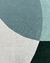 Imagem do Tapete Íris | Bordas Orgânicas | Nylon | Off-White, Menta, Verde Claro e Verde Escuro