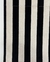 Tapete de Faixas Finas | Veludo Preto e Off-White - comprar online