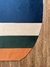 Tapete Paar | Semi-Oval | Veludo Azul Marinho, Bege Gold, Verde e Terracota na internet
