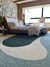 Imagem do Tapete Sea | Nylon | Bordas Orgânicas | Verde Claro, Off-White e Verde Escuro Econyl