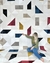 Tapete Optik | Fundo Off-White, detalhes em Taupe, Bege Gold, Vinho, Azul Marinho, Ouro e Preto - comprar online