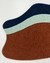 Tapete Sea | Nylon | Bordas Orgânicas | Azul Marinho, Verde Claro e Terracota Econyl - loja online