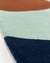 Imagem do Tapete Sea | Nylon | Bordas Orgânicas | Azul Marinho, Verde Claro e Terracota Econyl