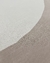 Tapete Íris | REDONDO | Nylon | Bege e Off-White Econyl - loja online