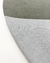Tapete Wave | REDONDO | Veludo Hive Cinza, Verde e Bege - comprar online