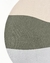 Imagem do Tapete Wave | REDONDO | Veludo Hive Cinza, Verde e Bege