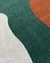 Tapete Stone | Nylon | Bordas Orgânicas | Bege, Terracota e Verde Escuro Econyl na internet