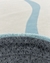Tapete Vênus | Nylon | Bordas Orgânicas | Off-White, Azul Petróleo e Tiffany Econyl - comprar online