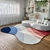 Tapete Sala Orgânico | Econyl | Azul, Rosé e Off-White | Coleção Kurve - loja online
