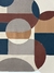 Tapete Sala Orgânico | Azul, Taupe e Bege | Coleção Aura