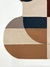 Imagem do Tapete Sala Orgânico | Azul, Taupe e Bege | Coleção Aura