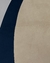 Imagem do Tapete Rio-Açu | Bordas Orgânicas | Veludo Terracota, Bege, Azul Marinho e Granito