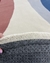 Tapete Sala Orgânico | Econyl | Azul, Rosé e Off-White | Coleção Kurve - Revenda Tapetes São José