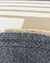 Tapete Paris | Nylon | Borda Orgânica | Grafite, Off-White e Trigo Econyl