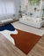 Tapete Colina | Nylon | by Maria Salete | Azul Marinho, Bege, Terracota e Off-White Econyl na internet