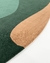 Tapete Sea | Nylon | Bordas Orgânicas | Caramelo, Verde Escuro e Verde Bandeira Econyl - loja online