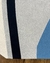 Imagem do Tapete Bee | Bordas Orgânicas | Efeito Estonado | Bouclé Atenas Azul Claro, Azul Marinho, Azul Escuro, Gelo e Off-White