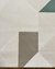 Tapete Optik | Veludo | Fundo Off-White, detalhes em Verde Claro, Verde Menta, Granito e Bege Gold - Revenda Tapetes São José