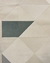 Imagem do Tapete Optik | Veludo | Fundo Off-White, detalhes em Verde Claro, Verde Menta, Granito e Bege Gold