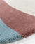 Tapete Quarto Infantil Redondo | Econyl | Rosé, Tiffany e Off-White | Coleção Wave