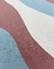 Tapete Sala Redondo | Econyl | Rosé, Tiffany e Off-White | Coleção Wave - loja online