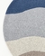Tapete Quarto Infantil Redondo | Econyl | Azul, Cinza e Bege | Coleção Wave - loja online