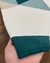 Tapete Optik | Bouclé Atenas Off-White, detalhes em Verde, Verde Claro e Bege - loja online