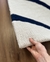 Tapete Vale | Nylon | by Maria Salete | Azul Marinho e Off-White Econyl - loja online