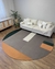 Tapete Mônaco | REDONDO | Taupe, Verde, Terracota e Off-White - Revenda Tapetes São José