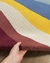 Tapete Wave | REDONDO | Nylon | Vinho, Cobre, Off-White, Azul Petróleo, Amarelo, Verde e Verde Escuro Econyl - loja online