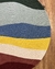 Tapete Wave | REDONDO | Nylon | Vinho, Cobre, Off-White, Azul Petróleo, Amarelo, Verde e Verde Escuro Econyl - Revenda Tapetes São José