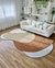 Tapete Stone | Nylon | Bordas Orgânicas | Prata, Trigo, Off-White e Mel Econyl - comprar online