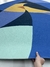 Imagem do Tapete Sala Orgânico | Azul, Verde e Amarelo | Coleção Abrigo