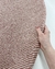Tapete Mesclado | REDONDO | Nylon | Off-White e Rosé Econyl - loja online