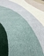 Tapete Kurve® | Nylon | Bordas Orgânicas | Verde Escuro, Verde, Prata, Off-White, Bege, Trigo e Taupe Econyl