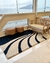 Tapete Vale | Nylon | by Maria Salete | Azul Marinho e Off-White Econyl na internet