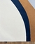 Tapete Rio-Açu | Bordas Orgânicas | Veludo Off-White, Terracota, Azul Marinho e Granito - loja online