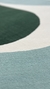 Tapete Sea | Nylon | Bordas Orgânicas | Verde Claro, Off-White e Verde Escuro Econyl - Revenda Tapetes São José