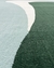 Tapete Sea | Nylon | Bordas Orgânicas | Verde Claro, Off-White e Verde Escuro Econyl na internet