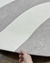 Tapete Kurve® | REDONDO | Bouclé Capri Off-White e Cinza - loja online