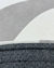 Imagem do Tapete Kurve® | REDONDO | Bouclé Capri Off-White e Cinza